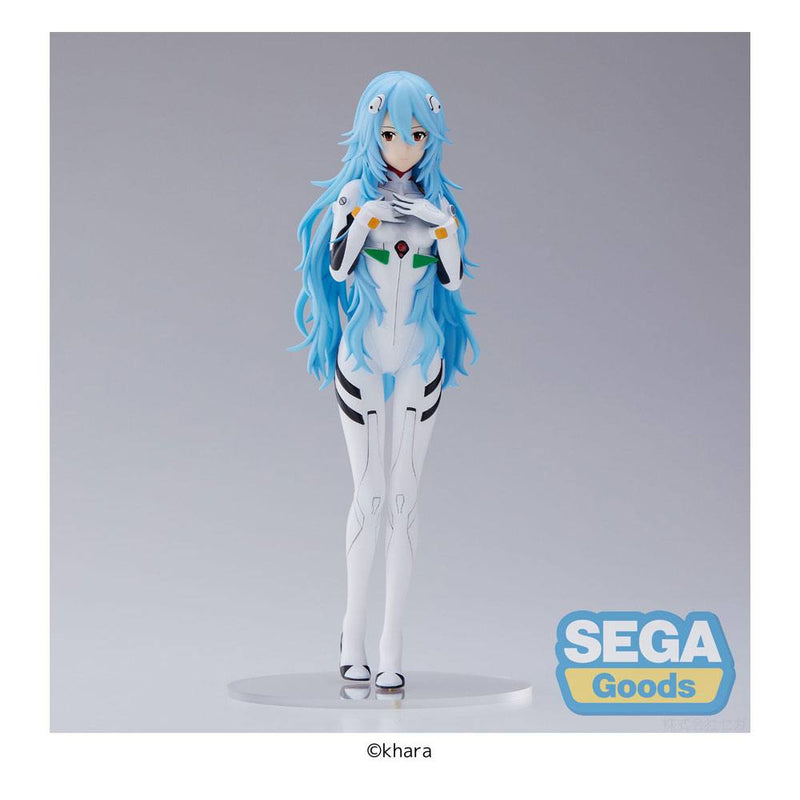 Evangelion: 3.0+1.0 Thrice Upon a Time SPM  Rei Ayanami Long Hair Ver. 21 cm PRE-ORDER (8339221021008)