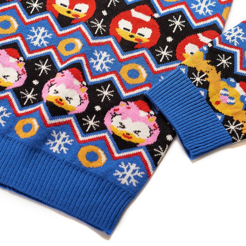 Maglione natalizio Fairisle di Sonic The Hedgehog ufficiale (6660947214390)