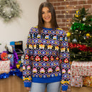 Maglione natalizio Fairisle di Sonic The Hedgehog ufficiale (6660947214390)