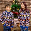 Maglione natalizio Fairisle di Sonic The Hedgehog ufficiale (6660947214390)