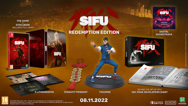 Sifu Redemption Edition - Collector Edition -  Nintendo Switch Edizione Europea [PRE-ORDER] (6858840113206)