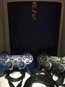 CONSOL PS3 SUPER SLIM BLU 60 GB (usato garantito)(con 2 controller)(senza scatola) (4760257167414)