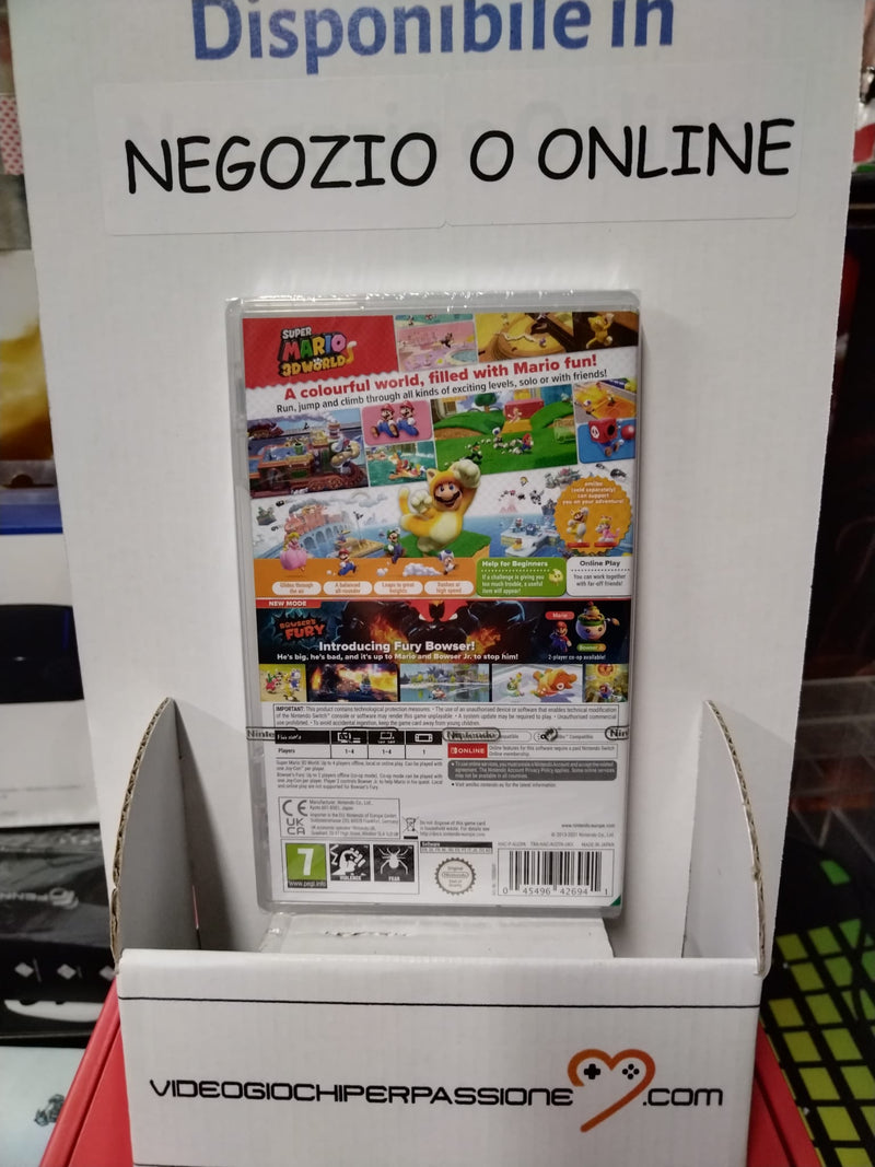 Super Mario 3D Worlds + Bowser's Fury Nintendo  Switch Edizione Europea (4911207579702)