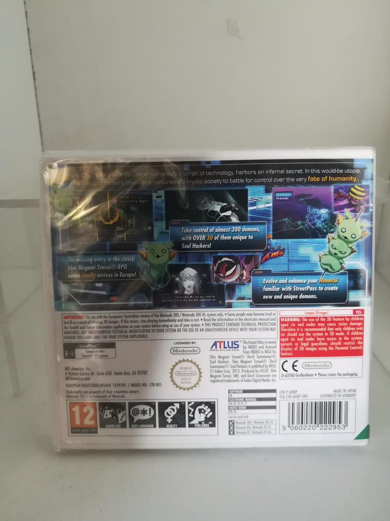 Shin Megami Tensei : Devil Summoner: Soul Hackers - Nintendo 3DS Edizione Europea (6615890001974)