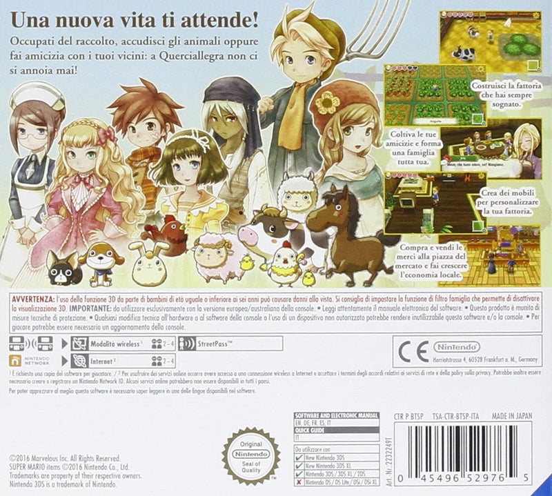 STORY OF SEASONS NINTENDO 3DS VERSIONE ITALIANA (8046279622958)