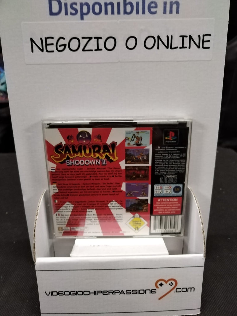 SAMURAI SHODOWN 3 PS1 (usato garantito)(manca manuale) (8092894888238)