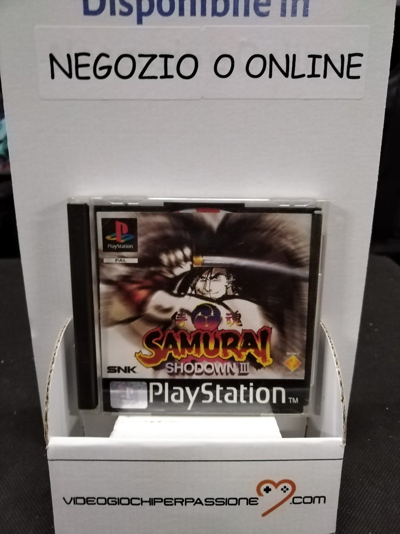 SAMURAI SHODOWN 3 PS1 (usato garantito)(manca manuale) (8092894888238)