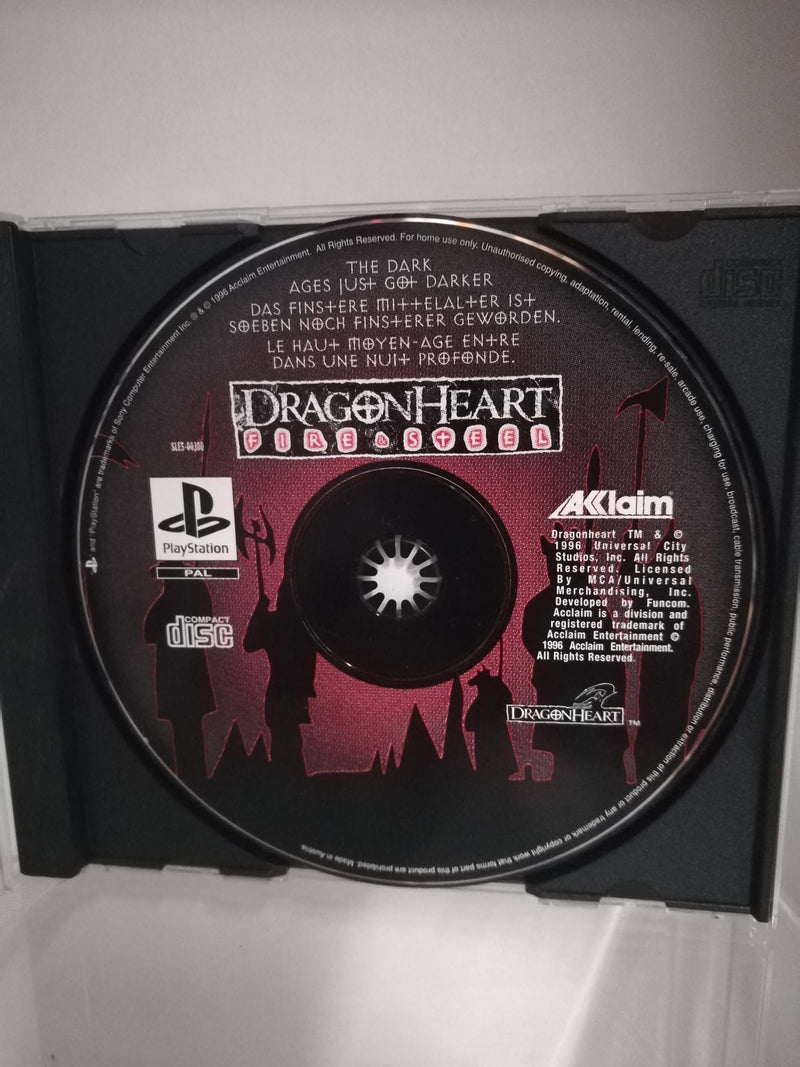 DRAGON HEART FIRE & STEEL PS1 (usato garantito)(solo cd) (4901970444342)