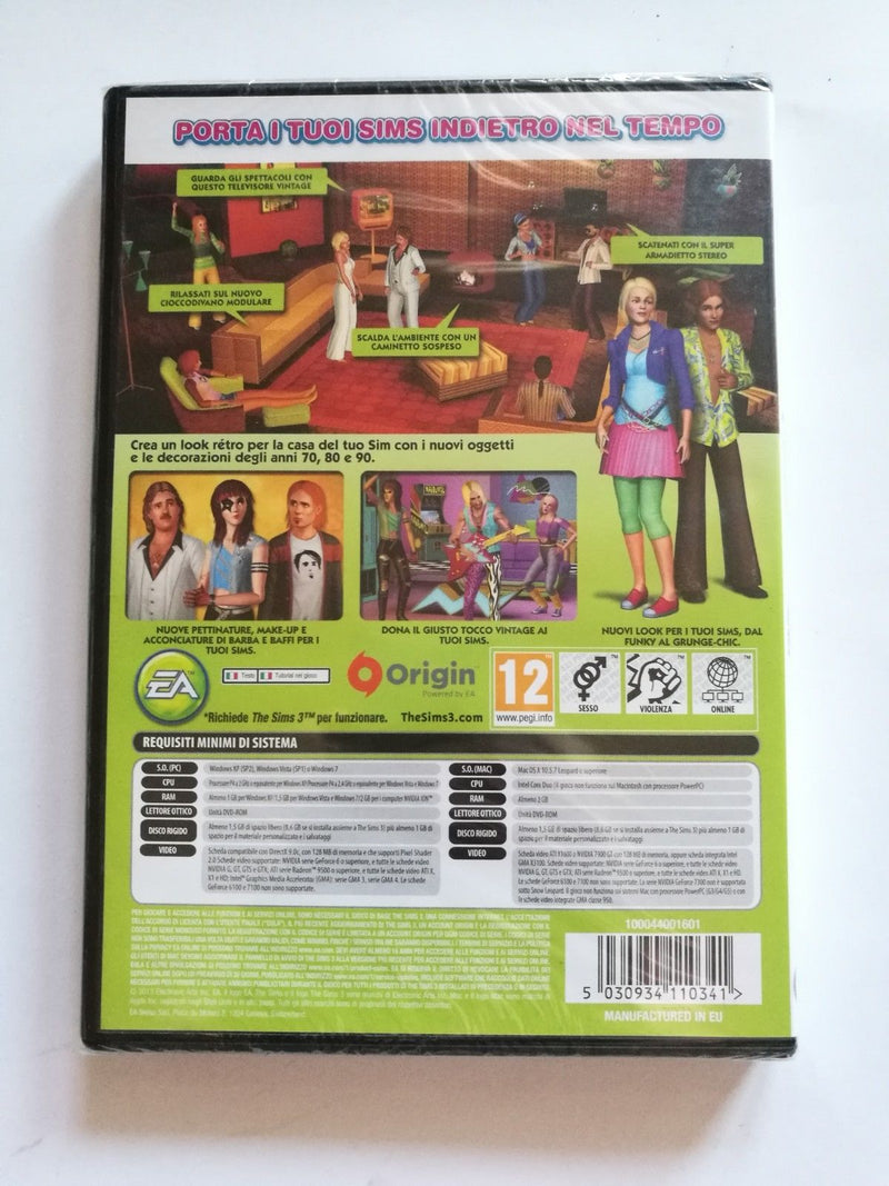 THE SIMS 3 70s,80s&90s stuff PC (versione italiana) (4658521473078)