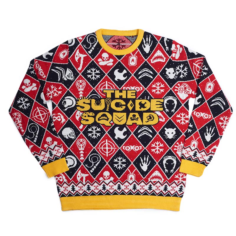 The Suicide Squad Maglione Ufficiale Natalizio -  Ugly Sweater (8001145569582)