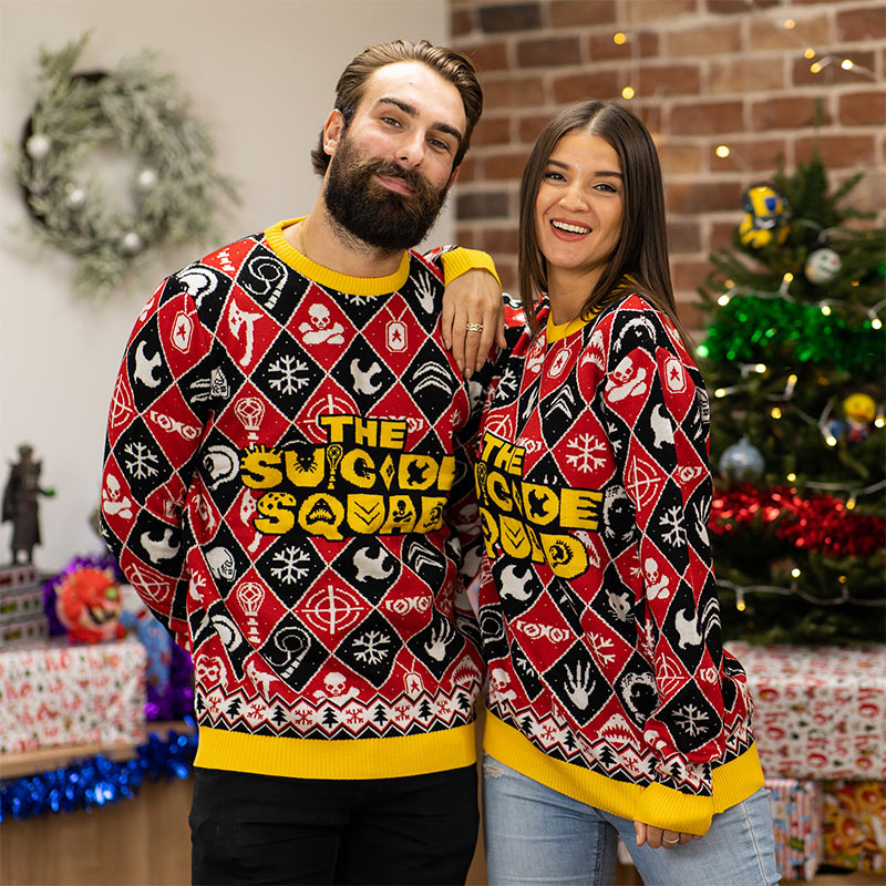 The Suicide Squad Maglione Ufficiale Natalizio -  Ugly Sweater (8001145569582)