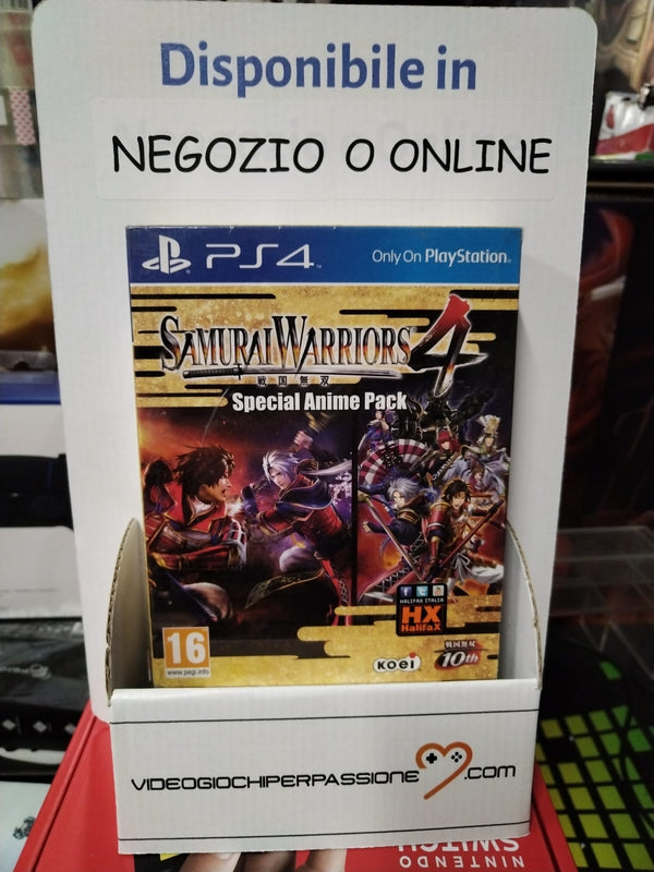 SAMURAI WARRIORS 4 SPECIAL ANIME PACK PLAYSTATION 4 VERSIONE ITALIANA (4542791974966)