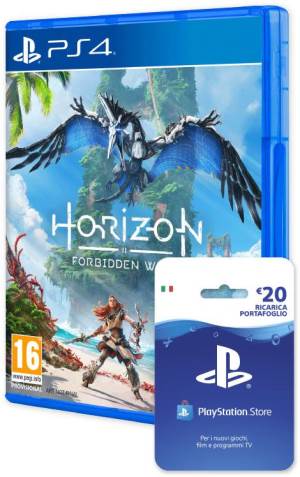 HORIZON Forbidden West - Standard Edition Playstation 4 Edizione Italiana + 20 € di Ricarica PSN (6673732075574)
