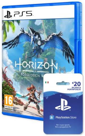 HORIZON Forbidden West - Standard Edition Playstation 5 Edizione Italiana + 20 € di Ricarica PSN (6673726963766)