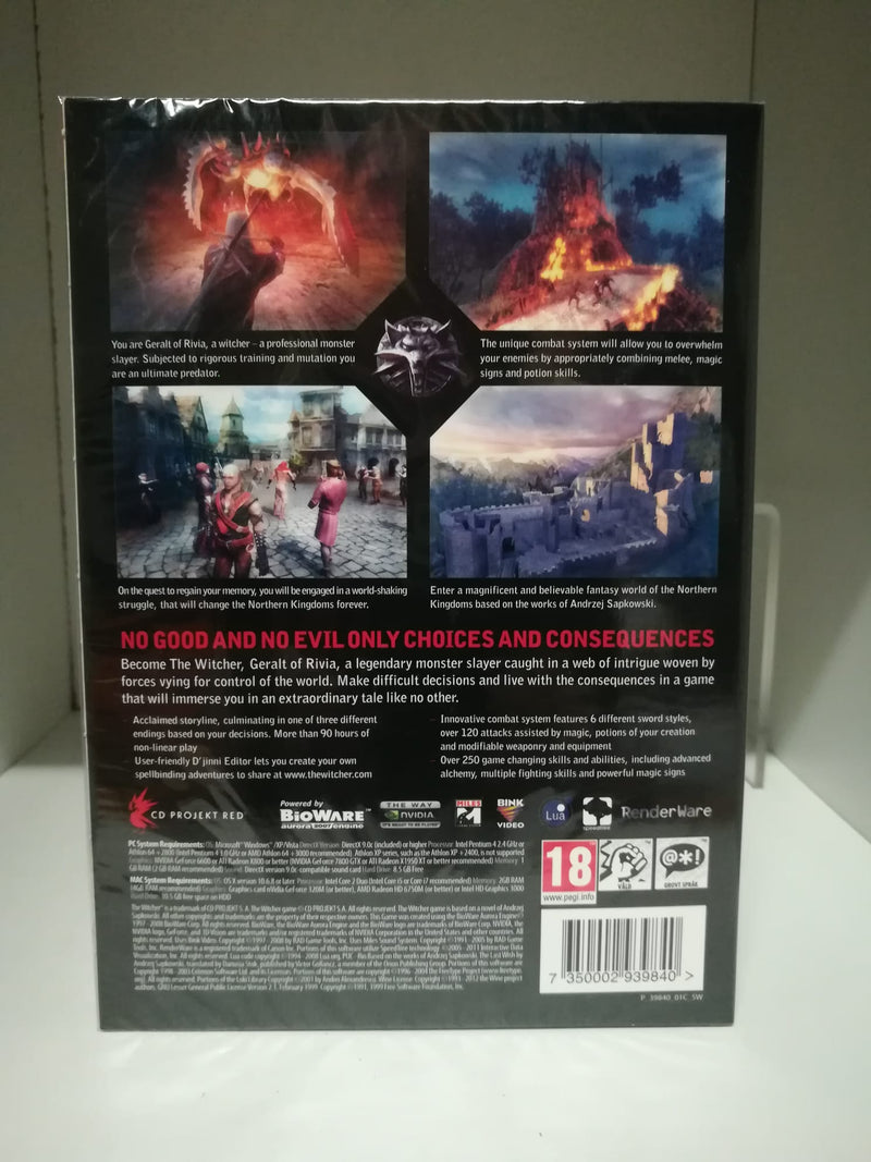 THE WITCHER -enhanced edition PC (edizione europea) (6602023501878)