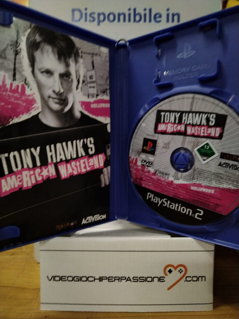 TONY HAWK'S AMERICAN WASTELAND PS2 (usato garantito)(versione italiana) (8138564108590)
