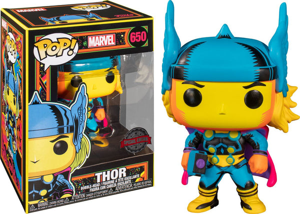 Marvel POP! Marvel Black Light  Thor 9 cm  PRE-ORDER FINE 9/2021 (6583990845494)