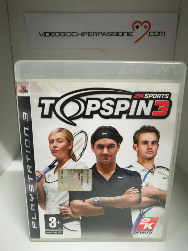 TOP SPIN 3 PS3  (usato garantito)(completamente in italiano) (6659219619894)