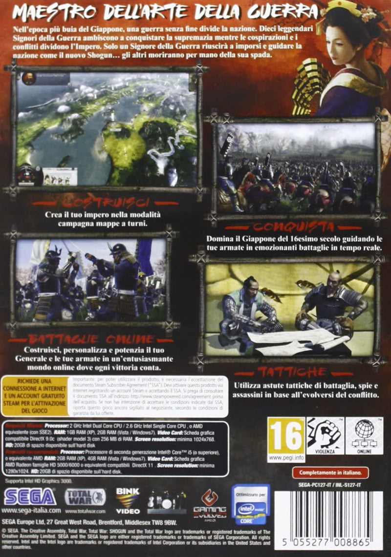 TOTAL WAR SHOGUN 2-IL TRAMONTO DEI SAMURAI-TWIN PACK-PC (versione italiana) (4658627182646)