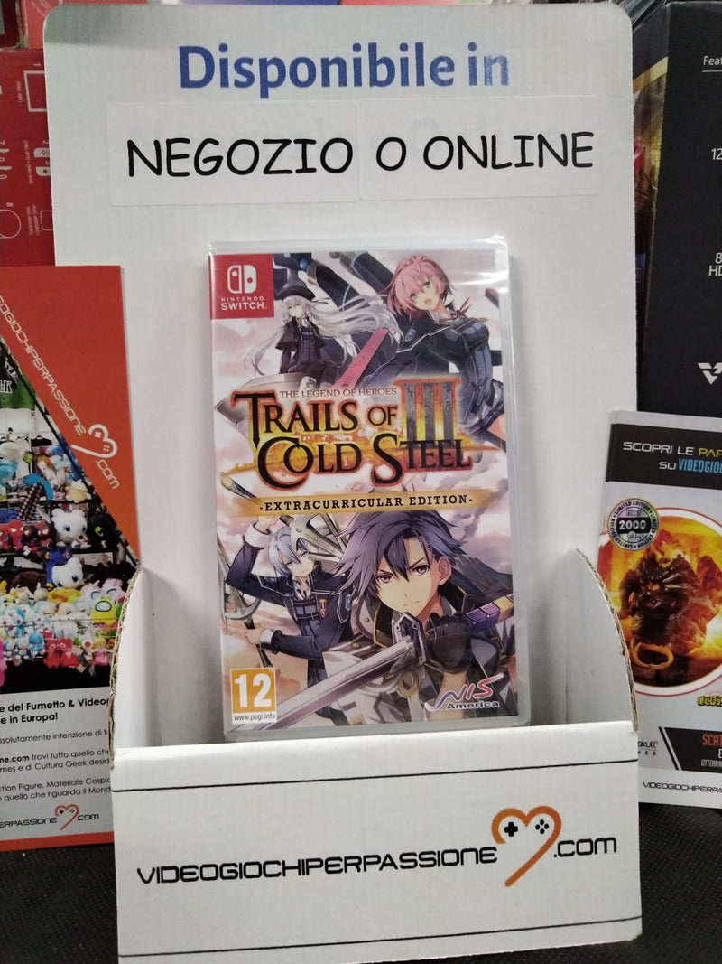 THE LEGEND OF HEROES: TRAILS OF COLD STEEL 3 EXTRACURRICULAR EDITION NINTENDO SWITCH EDIZIONE ITALIANA (4529948590134)