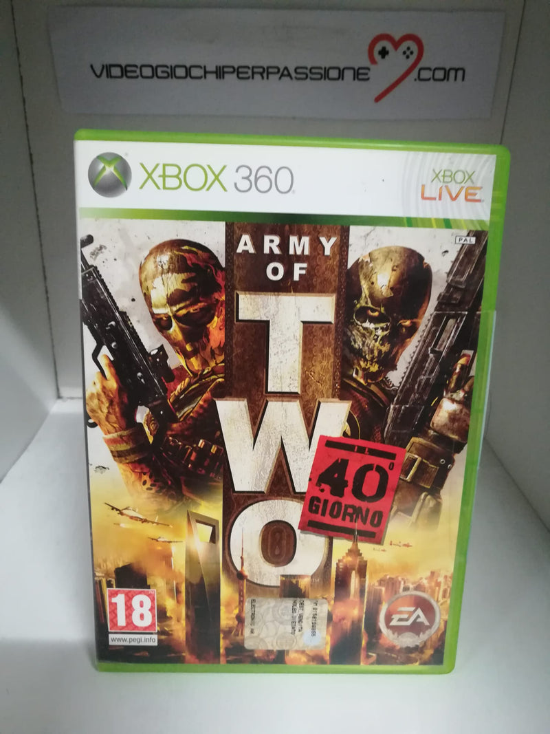 ARMY OF TWO 40 GIORNI XBOX 360 (usato garantito)(versione italiana) (6736564944950)