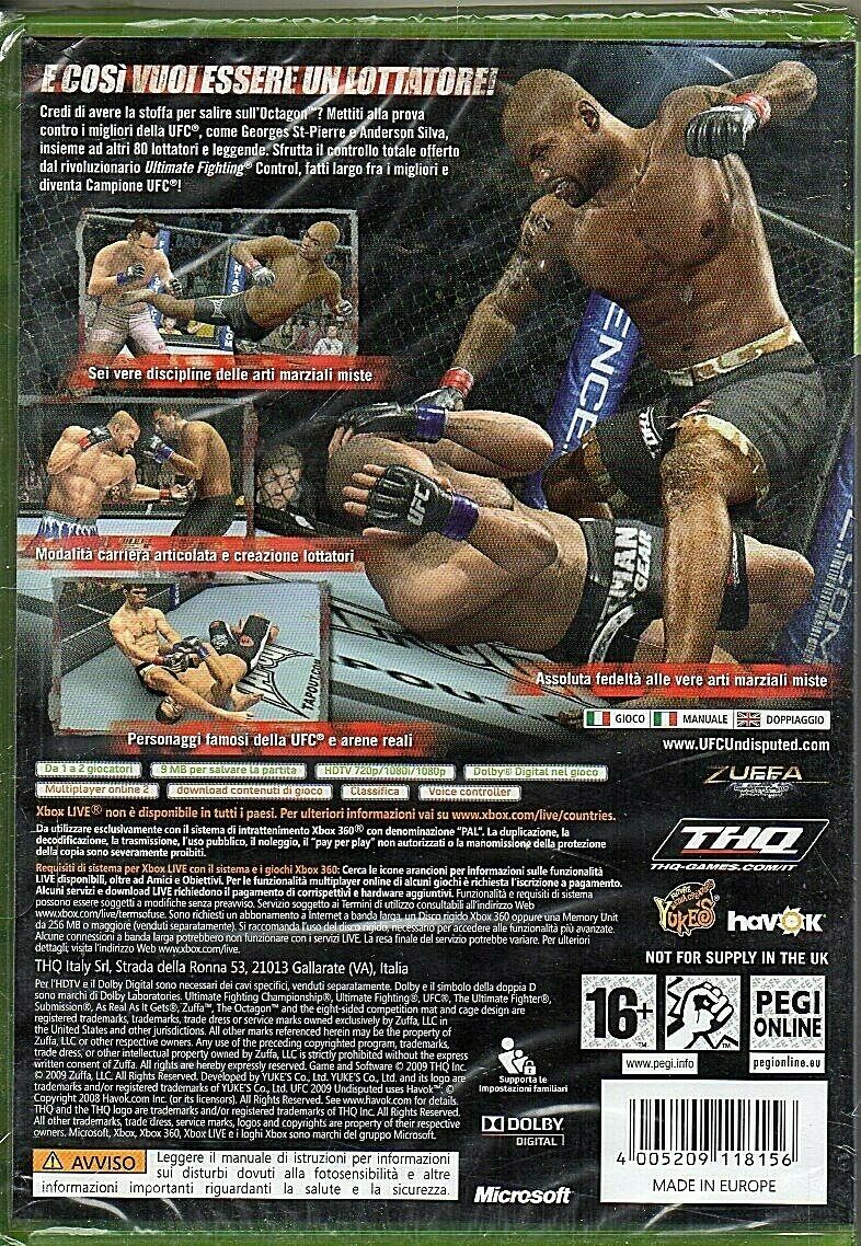 UFC 2009 UNDISPUTED XBOX 360 (4635475771446)