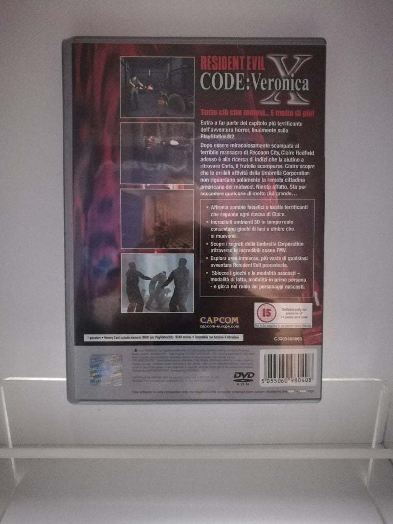 RESIDENT EVIL-CODE VERONICA X- PS2 (usato garantito)(versione italiana) (4790833971254)
