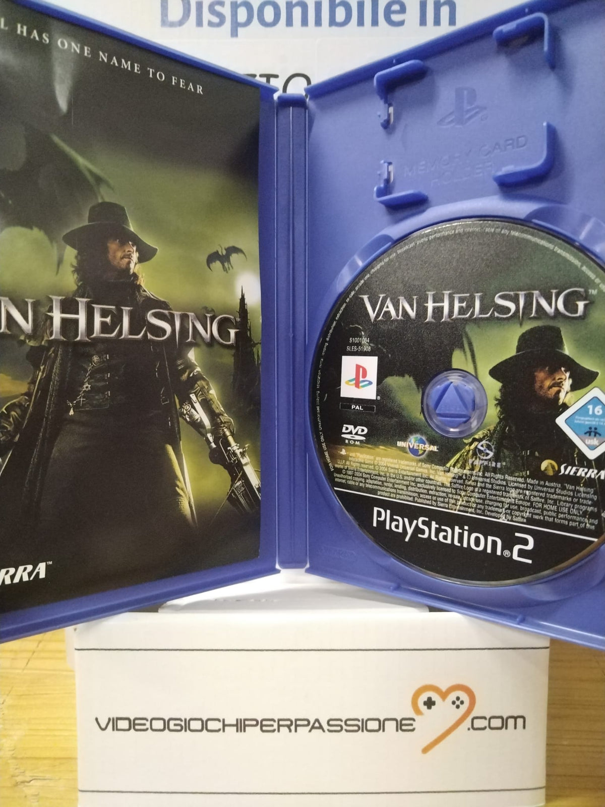 VAN HELSING PS2 (usato garantito)(versione inglese , italiana , spagno, image size:1200x1600