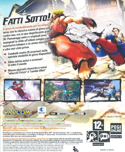 Street Fighter IV XBOX 360 (versione italiana) (4634885029942)