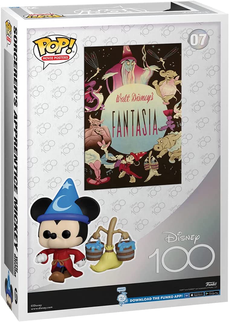 Funko Pop! Locandina film: Disney - Fantasia, l'apprendista stregone Topolino (8188461613392)