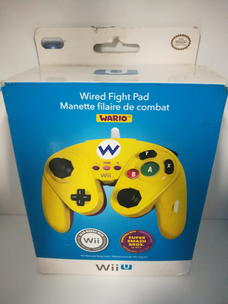 WIRED FIGHT PAD  WARIO (Wii - Wii U) JOYPAD (4584801271862)