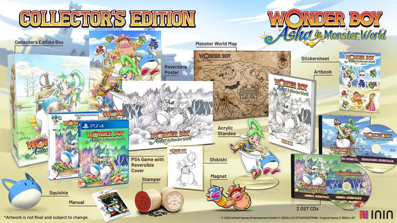Wonder Boy : Asha In Monster World Collector's Edition - Playstation 4 Edizione Europea (6552586649654)