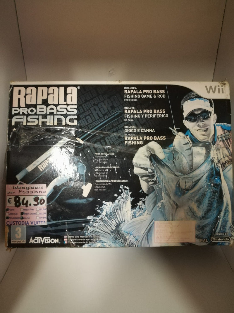 RAPALA PRO BASS FISHING WII (completamente in italiano)(la scatola e un po rovinata dal sole era in vetrina) (4680149401654)
