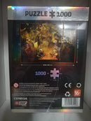 PUZZLE 1000 P.- THE WITCHER +POSTER+BEG COTTONE (4763201306678)
