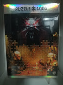 PUZZLE 1000 P.- THE WITCHER +POSTER+BEG COTTONE (4763201306678)
