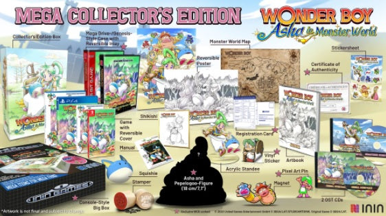 Wonder Boy : Asha In Monster World Mega Collector's Edition - Playstation 4 Edizione Europea (6552590155830)