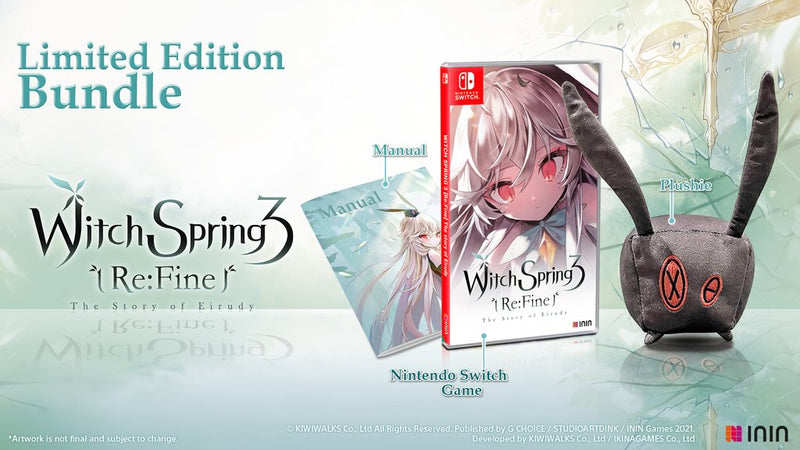 WitchSpring 3 Re: fine - The Story of Eirudy Plushie Bundle - Nintendo Switch Edizione Europea (6552552964150)