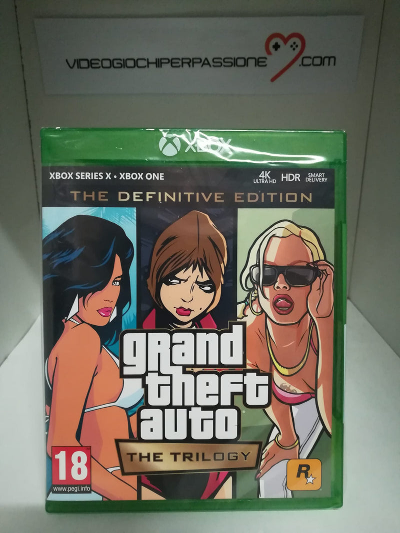 GTA - Grand Theft Auto: The Trilogy- The Definitive Edition - Xbox One - Xbox Serie X Edizione Europea (6643242631222)