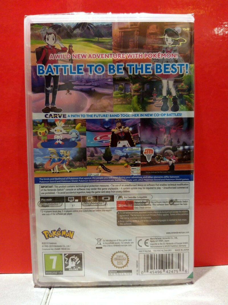 POKEMON SWORD NINTENDO SWITCH (versione inglese ) (4655287926838)