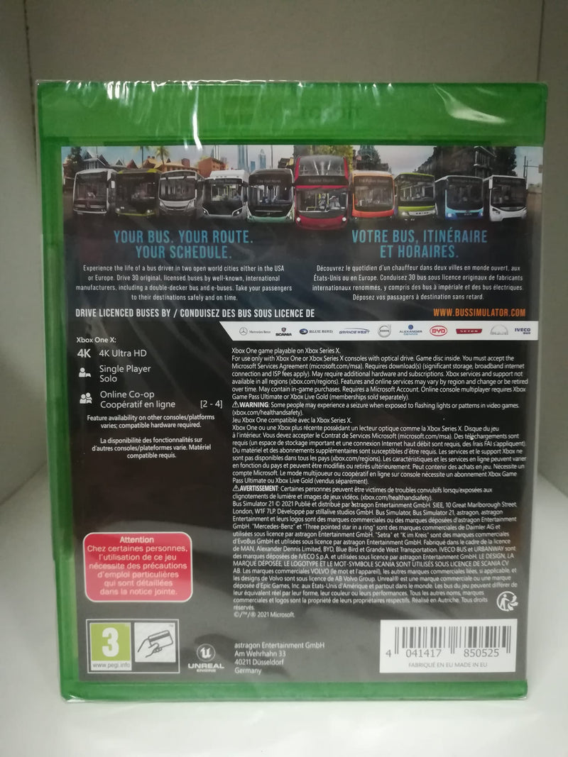 BUS SIMULATOR 21 DAY ONE EDITION XBOX ONE-XBOX SERIE X (6635036213302)