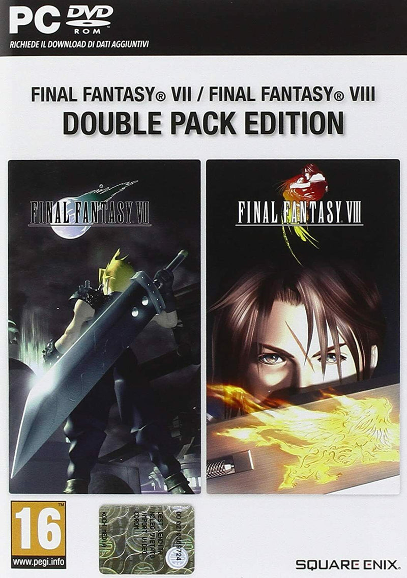 FINAL FANTASY VII/ FINAL FANTASY VIII DOUBLE PACK EDITION PC (versione italiana) (4659634012214)