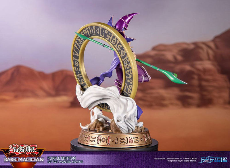 Yu-Gi-Oh! PVC Statue Dark Magician Purple Version 29 cm PRE-ORDER 7- 2022 (6620716236854)