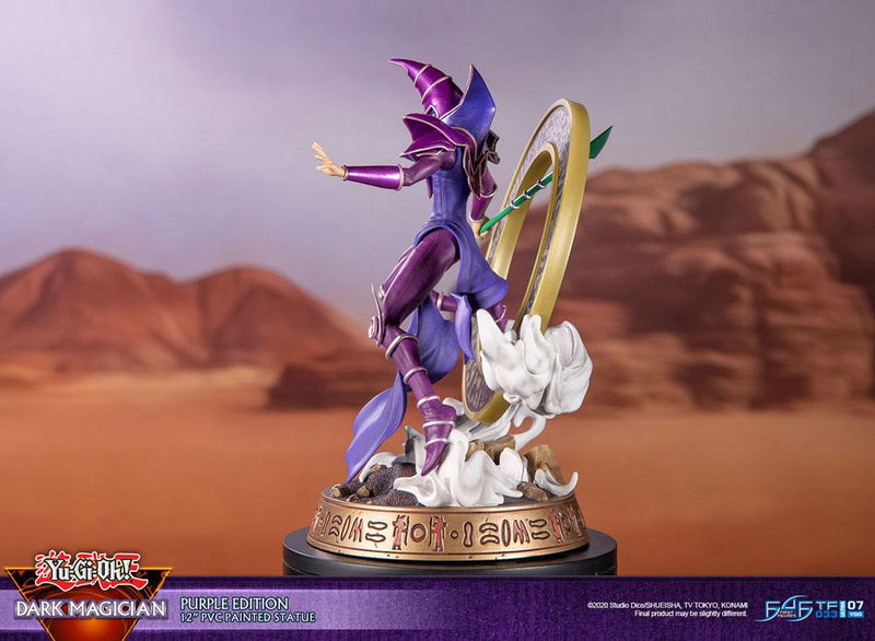 Yu-Gi-Oh! PVC Statue Dark Magician Purple Version 29 cm PRE-ORDER 7- 2022 (6620716236854)