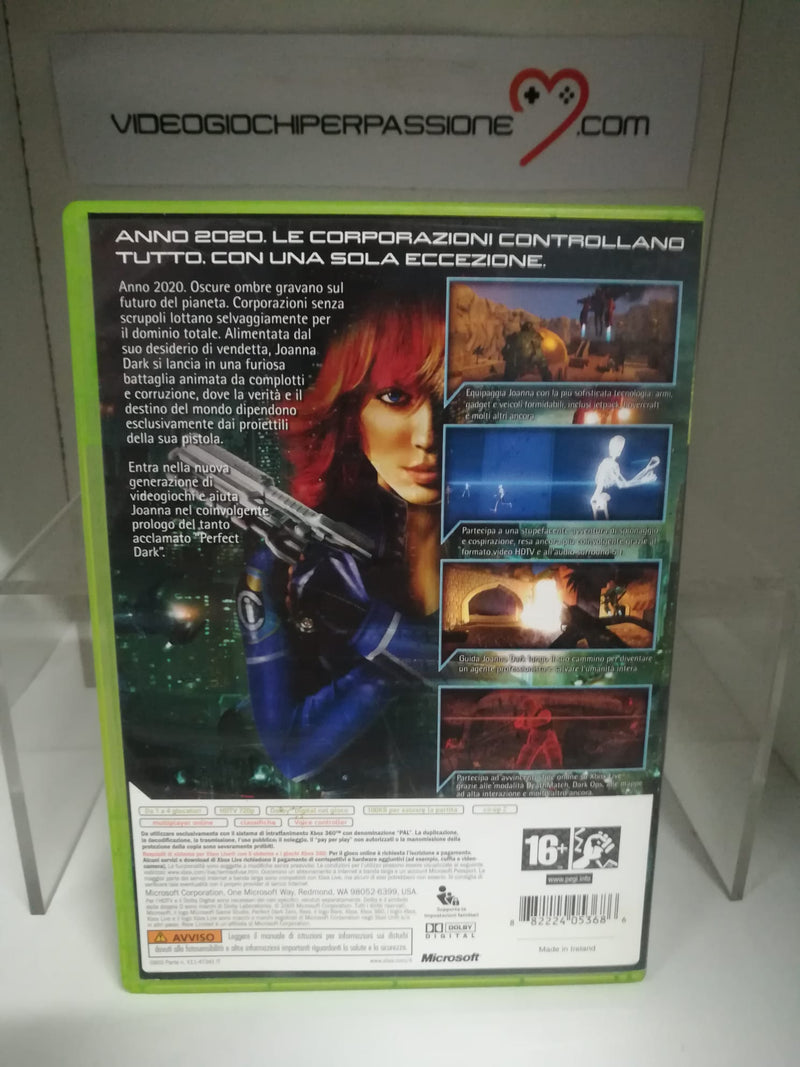 PERFECT DARK ZERO XBOX 360 (usato garantito) (6685537861686)