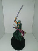 ONE PIECE RORONOA ZORO FIGURE (esposizione fiera)NUOVA(e stata riparata a una gamba)(manca la scatola,rubata in fiera)(da 49,90 a 29,90) (4711014006838)