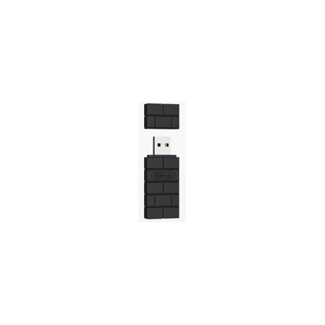 8BitDo USB Wireless Adapter 2 Black  [PREORDINE] (8045216596270)