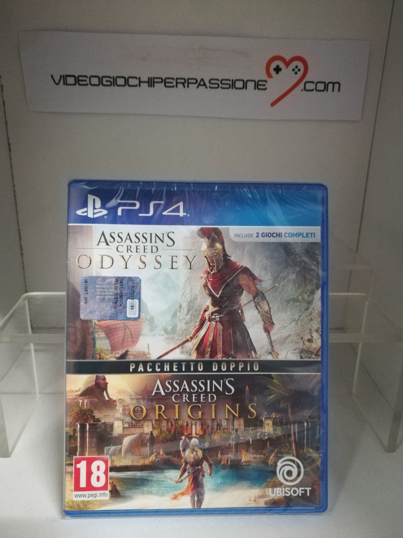 Assassin's Creed Origins + Odyssey - PlayStation 4 (versione italiana) (6679228776502)