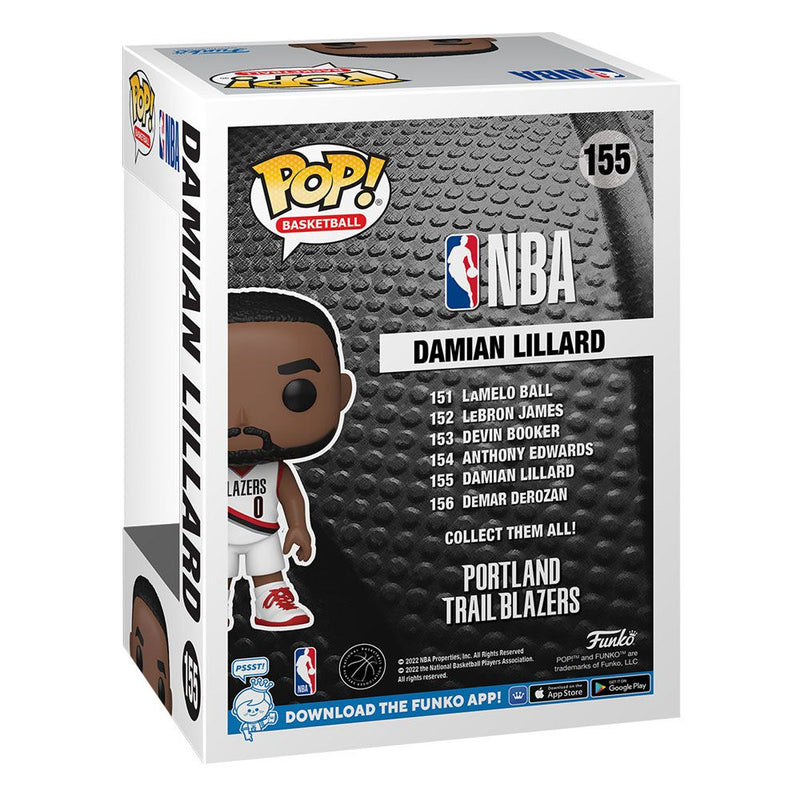 NBA POP! Sports Vinyl Figure Damian Lillard (Trailblazers) 9 cm [PREORDINE] (8030781047086)