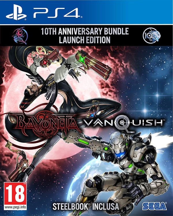Bayonetta & Vanquish 10th Anniversary Bundle   PS4 - STEELBOOK INCLUSA (versione italiana) (8052178485550)