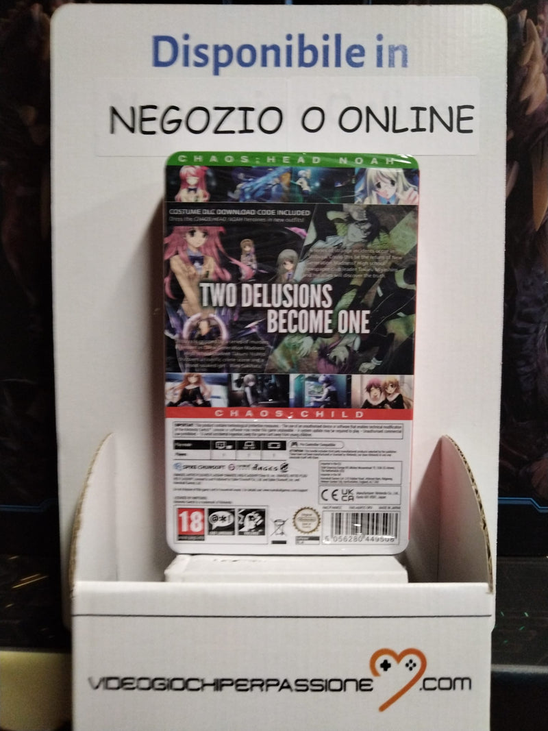 CHAOS;HEAD NOAH / CHAOS;CHILD DOUBLE PACK-STEELBOOK LAUNCH CHAOS;HEAD NOAH / CHAOS;CHILD DOUBLE PACK-STEELBOOK LAUNCH